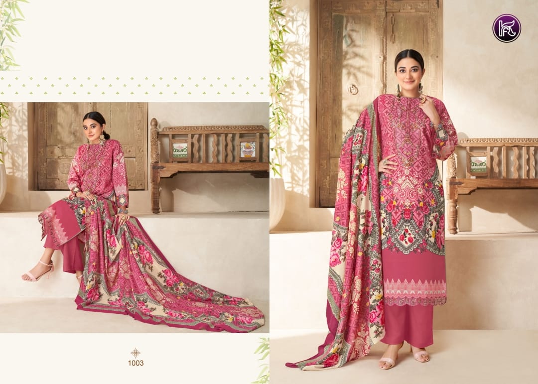 Kashish By Kala Embroidery Printed Lawn Cotton Dress Material Orders In India